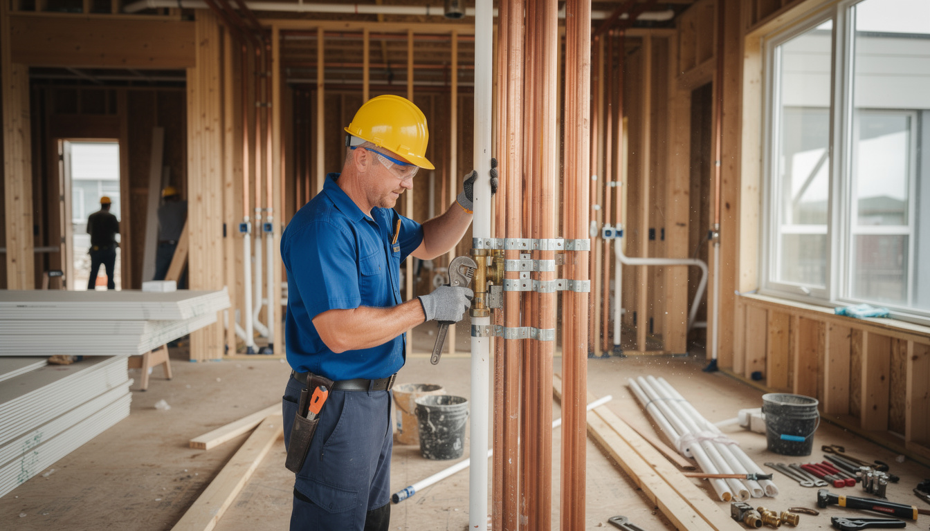 découvrez l'importance cruciale du plombier dans une construction neuve, de l'installation des systèmes de plomberie à la garantie d'une infrastructure fiable et durable.