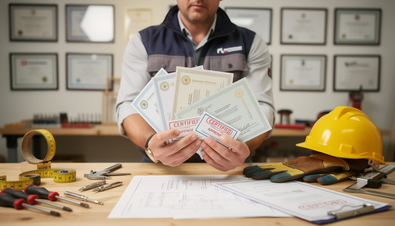 découvrez les certifications essentielles à vérifier pour choisir un artisan fiable et qualifié, garantissant la qualité et la sécurité de vos travaux.