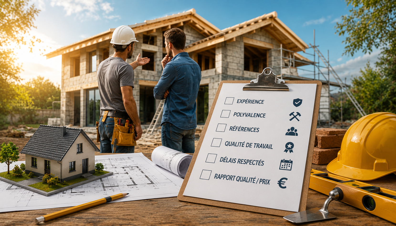 Quel artisan choisir pour la construction d'une maison ? Le plus polyvalent