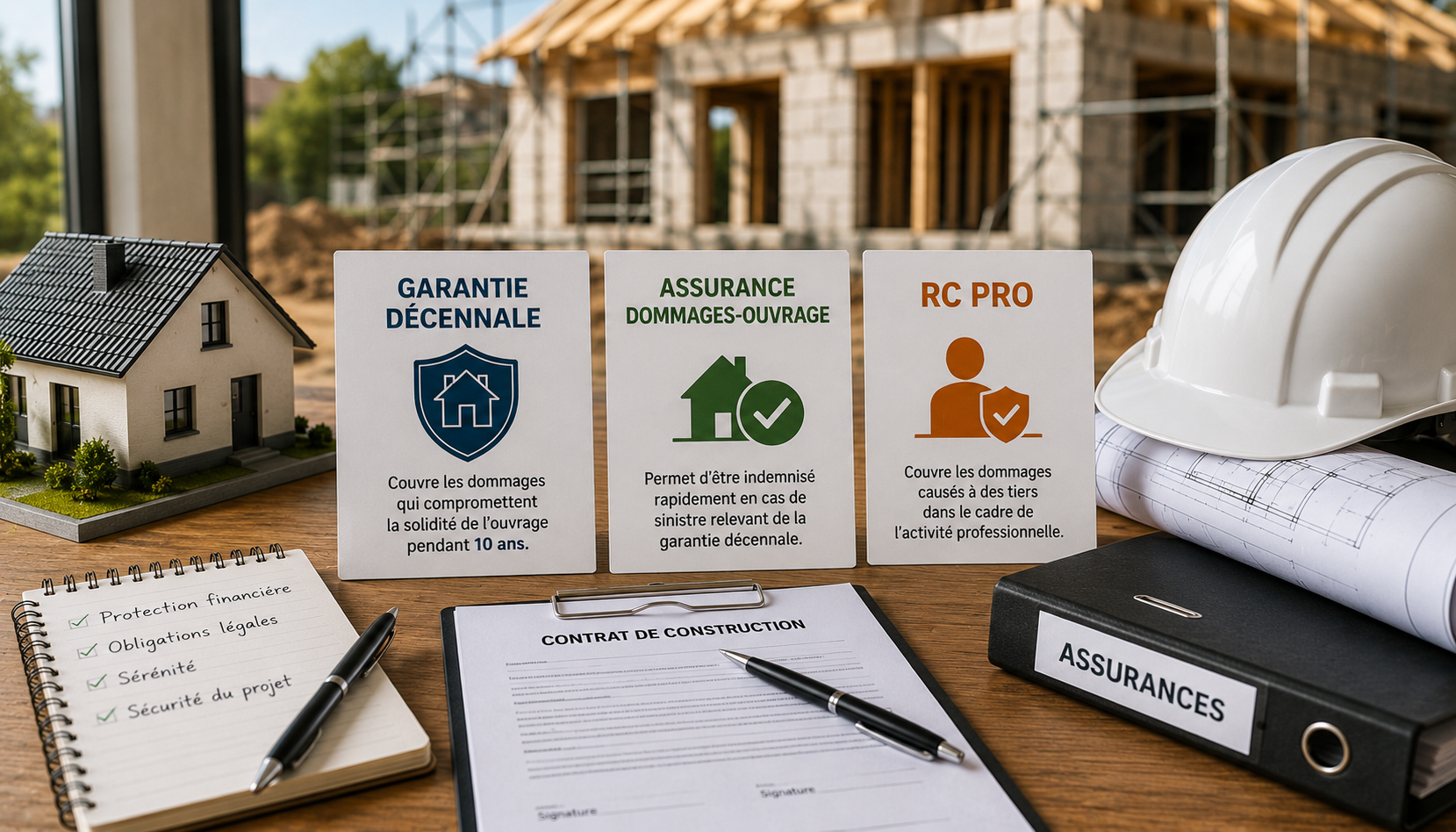 Garantie décennale, assurance dommages-ouvrage, RC Pro : ce que tout maître d'ouvrage doit savoir avant de signer
