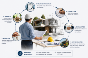Maître d'œuvre en construction : rôle, missions et ce qui le distingue des autres professionnels du bâtiment