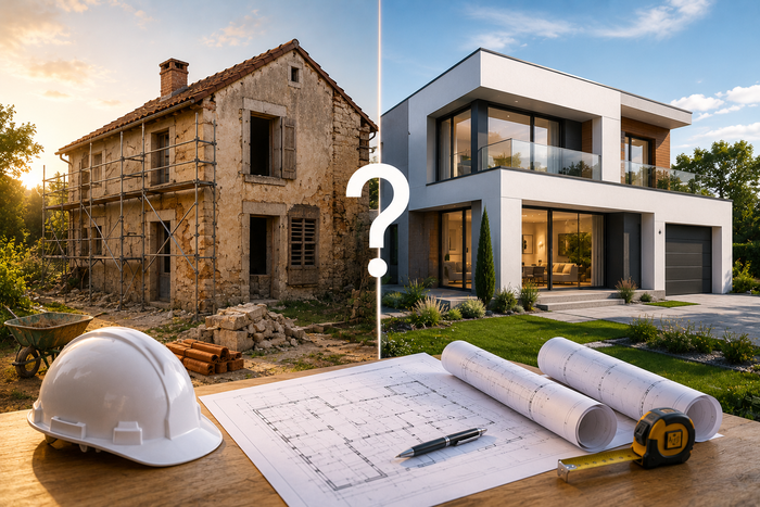 Rénovation ou construction neuve laquelle choisir ?